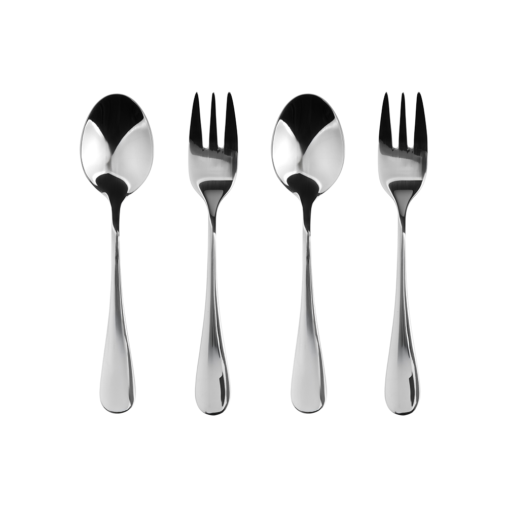 레잇 시그니처 디저트 커트러리 세트 (스푼 2개 / 포크 2개)