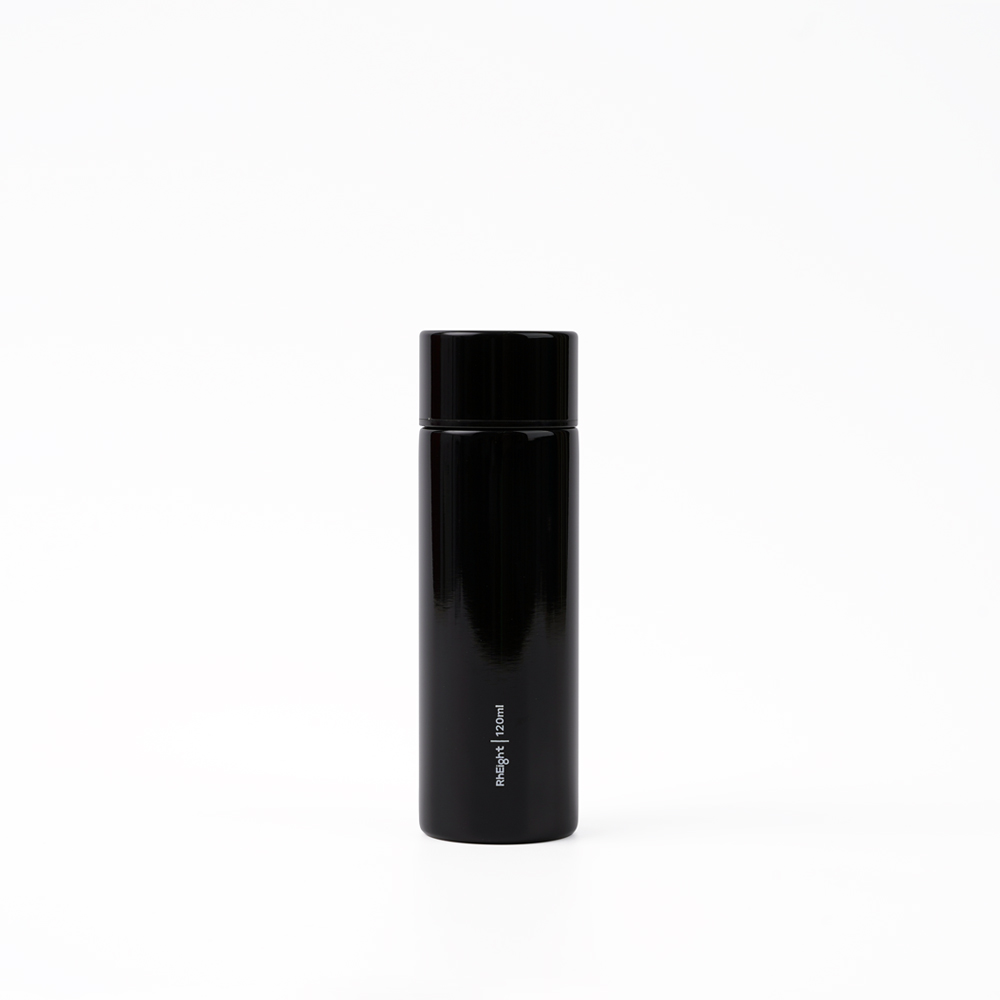 레잇 시그니처 블랙 유광 텀블러 (120ml)