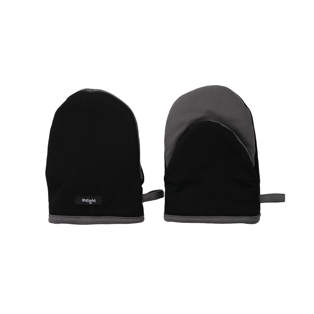 레잇 시그니처 배색 오븐글러브 (S / 블랙)